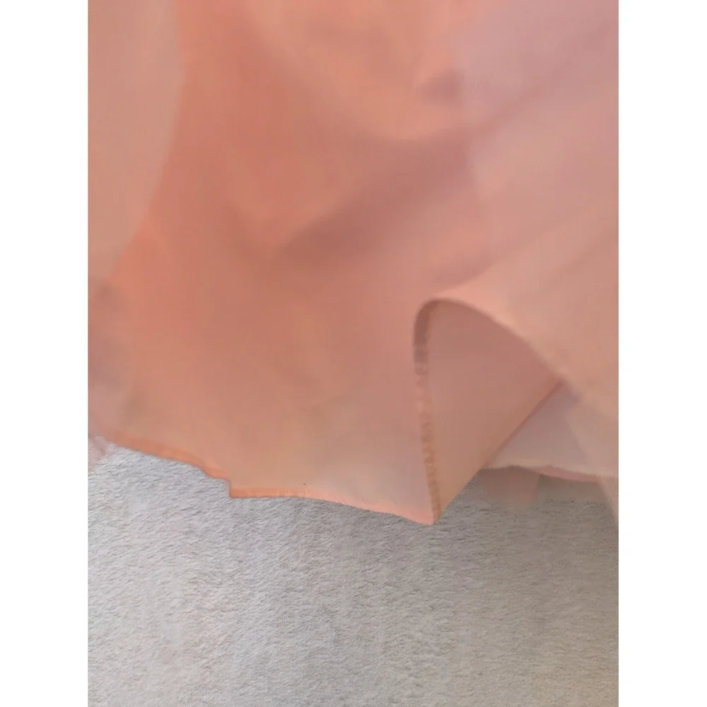 Jona‎ Michelle Girls Pink Floral Embroidered Tulle Ruffle Party Dress Size 7